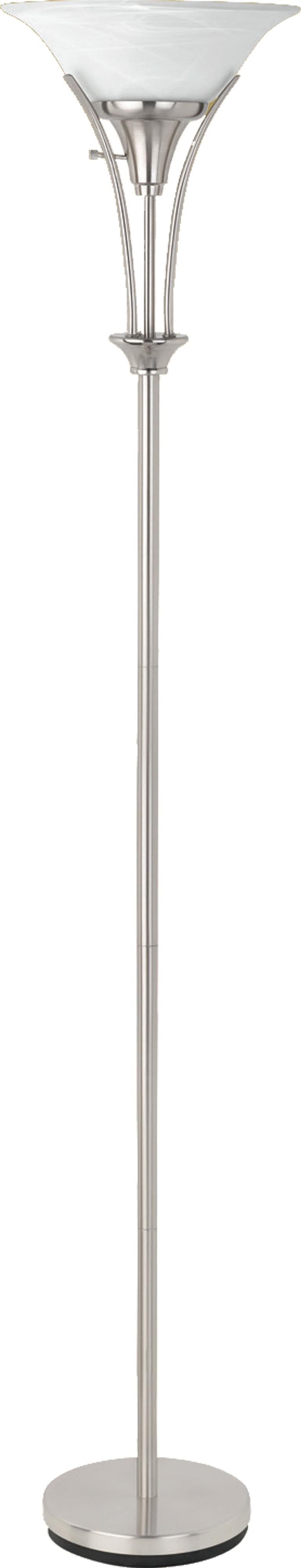 Coaster Floor Lamps 901484 Arc Floor Lamp with Poly Crystal Shades